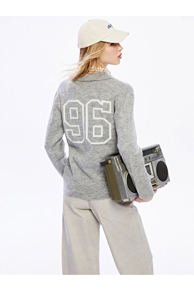 LC Waikiki Hilfa New Season Polo Neck Embroidered Women's Knitwear Sweater