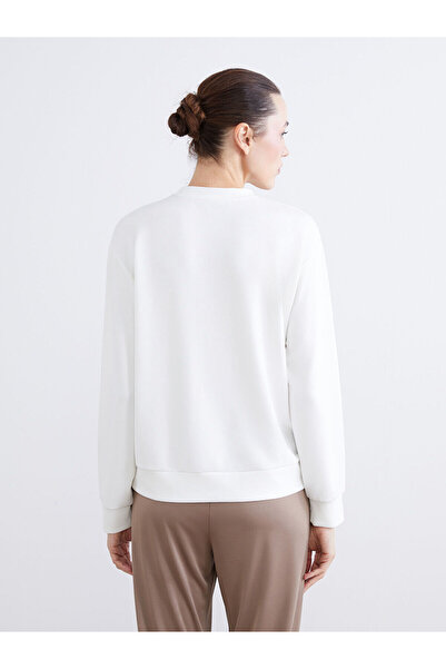 LC Waikiki Γυναικείο φούτερ Özmarka New Season ψηλός λαιμός Kurdele με τύπωμα