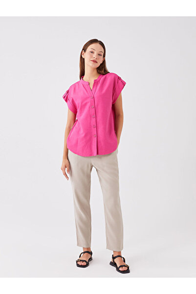 LC Waikiki Comfortable Molded Women's Trousers with Elastic Waist