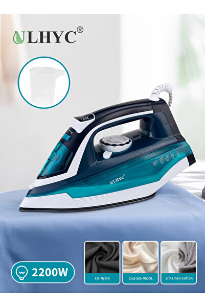 ULHYC Adjustable steam spray iron with non-stick soleplate and spray function...