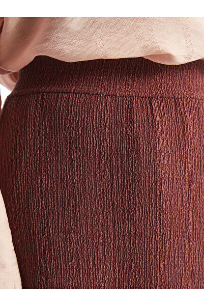 LC Waikiki Lw - Texturált női szoknya elasztikus derékkal