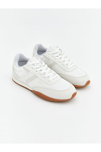 LC Waikiki Lcw Steps White Lace-Up Women's Sports Shoes