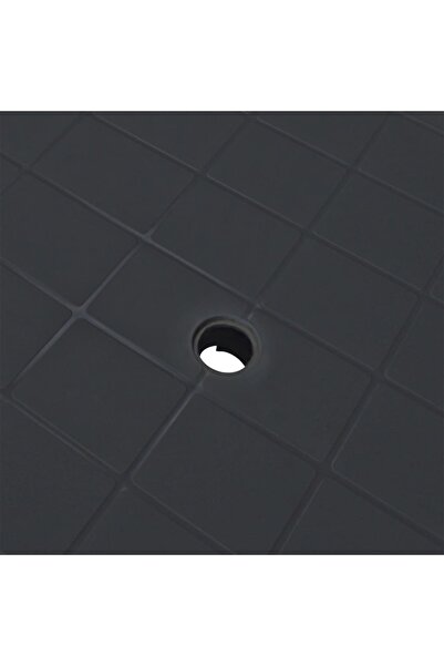 vidaxl Garden Table Anthracite 101x68x72 cm Plastic