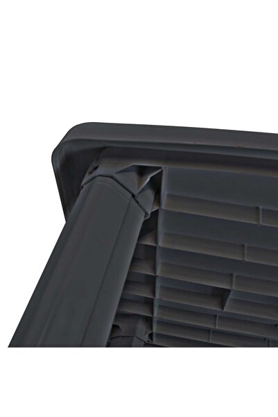 vidaxl Garden Table Anthracite 101x68x72 cm Plastic