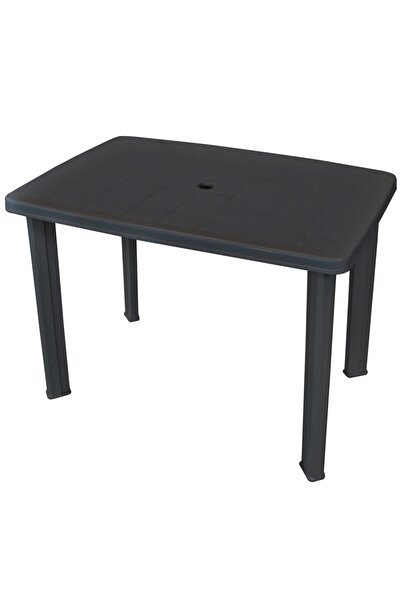 vidaxl Garden Table Anthracite 101x68x72 cm Plastic