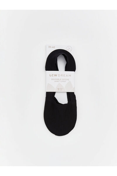 LC Waikiki Rmz Gi̇yi̇m Farkiyla Women's Plain Ballerina Socks
