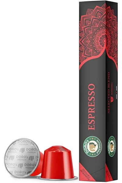 DORO'S PREMIUM كبسولات قهوة الإسبريسو (8 كبسولات، متوافقة مع نسبرسو)