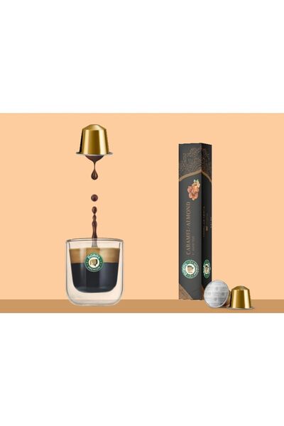 DORO'S PREMIUM Almond & Caramel Coffee Capsules - 8 Capsules (48 g)