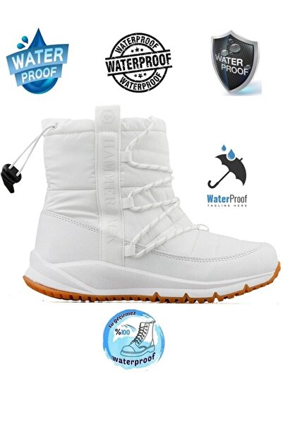 Hammer Jack Kadın Sıcak Astar Su Soğuk Geçirmez Kışlık Günlük Bot Çizme