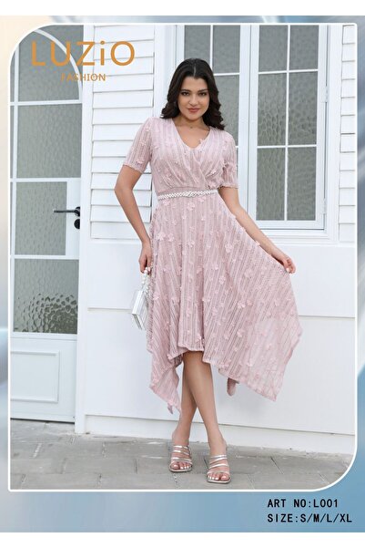 JAWAN one Midi lace floral dress