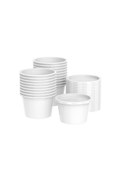 Generic Plastic bean cans with lid, size 350 ml, pack (25 pieces)