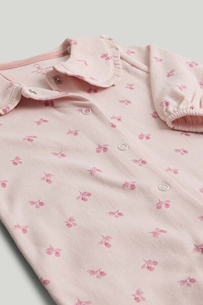 MOTHERCARE Floral All-in-One and Hat Outfit