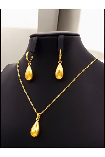 NEW STYLE Luxury women's accessory set that looks like gold, plated in 21-karat gold and is a perfect alternative to real gold.