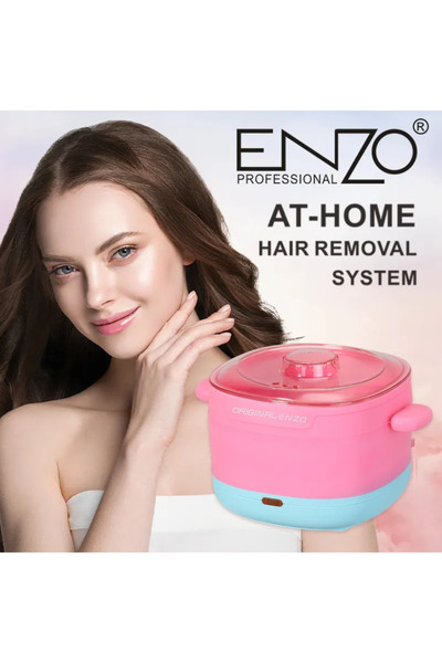 Enzo Professional ENZO EN-1114 Silicone Folding Wax Warmer Machine 400ml Hair Removal Heater for Salon & Home