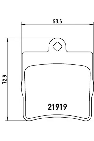 Brembo Set Placute Frana Frana Disc Mercedes-Benz C-Class/Clk/E-Class