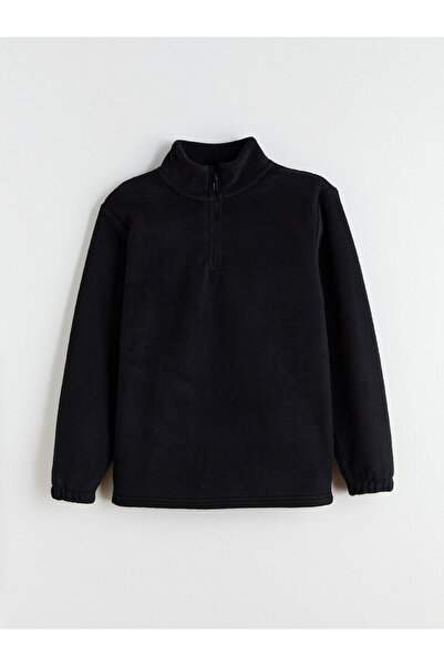 LC Waikiki Mock Neck Boys' Fleece Sweatshirt