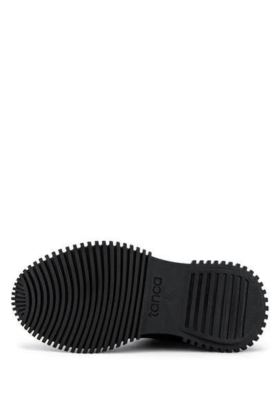 Tamer Tanca Kadın Hakiki Deri Siyah Casual Bot