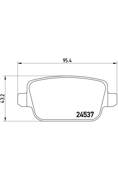 Brembo Set Placute Frana Frana Disc Land Rover Freelander 2 Volvo S80 2/V70 3...