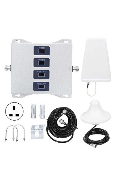 COOYA معزز إشارة الهاتف المحمول رباعي النطاق مع طقم هوائي 100-240 فولت قابس المملكة المتحدة