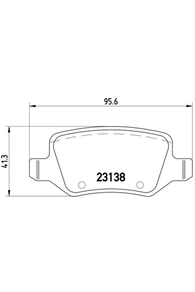 Brembo Set Placute Frana Frana Disc Mercedes-Benz A-Class/Vaneo