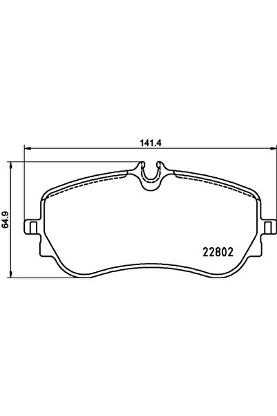 Brembo Комплект накладки за дискови спирачки Man Tge Body/Tge Platform/Chassi...