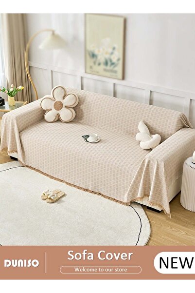 fun zone Weave Sofa Cover for 3 Cushion Couch - 130x180cm