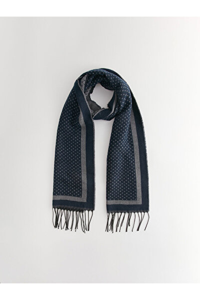 LC Waikiki Vizyon Yeni Sezon Püskül Detaylı Desenli Erkek Atkı