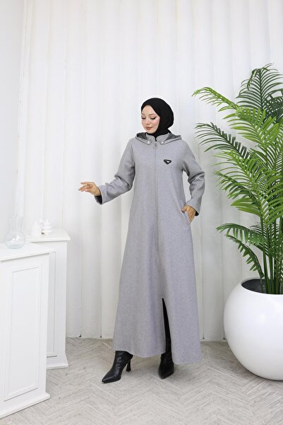 Rema معطف نسائي طويل بجيوب مستورد من الكاشmere