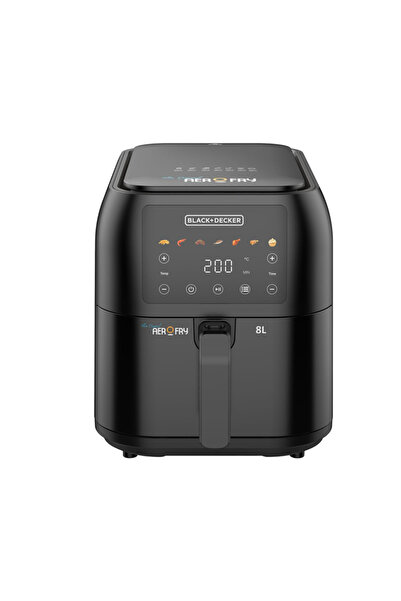 Black&Decker BLACK+DECKER Air Fryer - 8L Capacity - Digital Touch Control - B...