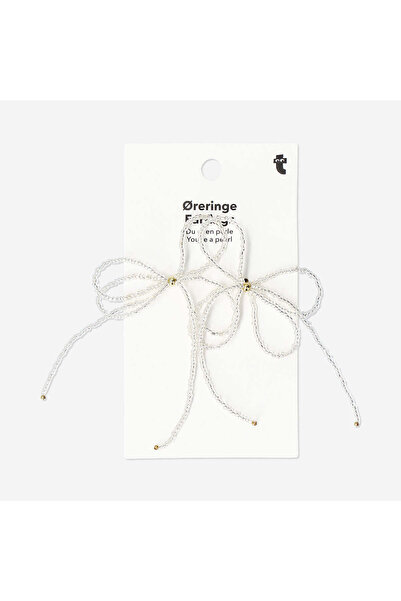 Flying Tiger Copenhagen Fiyonk Şeklinde Boncuklu Küpe