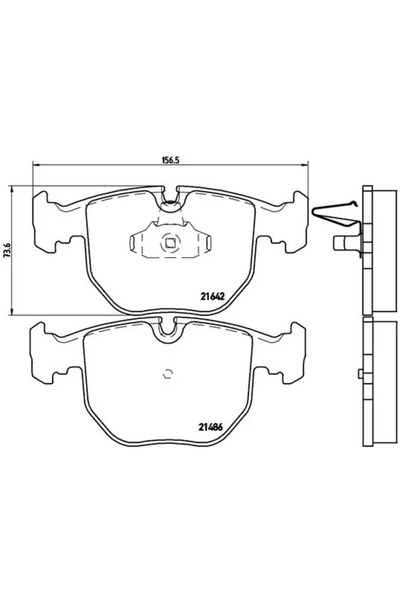 Brembo Set Placute Frana Frana Disc Alpina B10 Bmw 5/7/X3