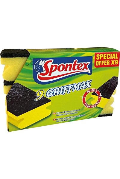 Spontex إسفنجات جريف ماكس 9 قطع