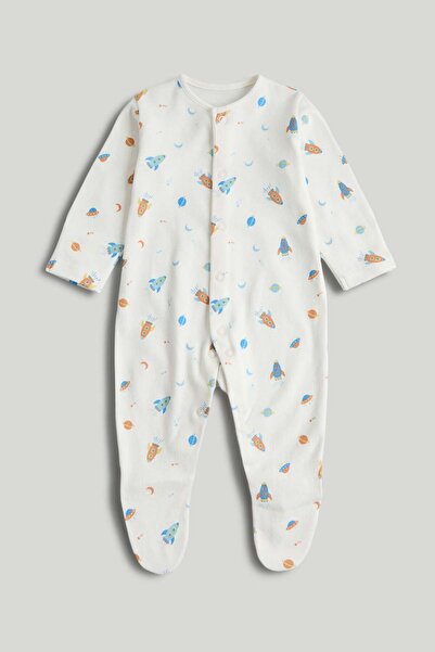 MOTHERCARE 3 Pack Space Sleepsuits