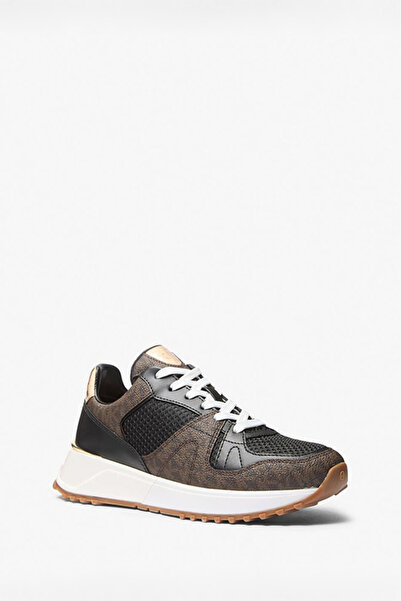 Michael Kors Women's Jaime Mesh Panel Sneaker - Brown