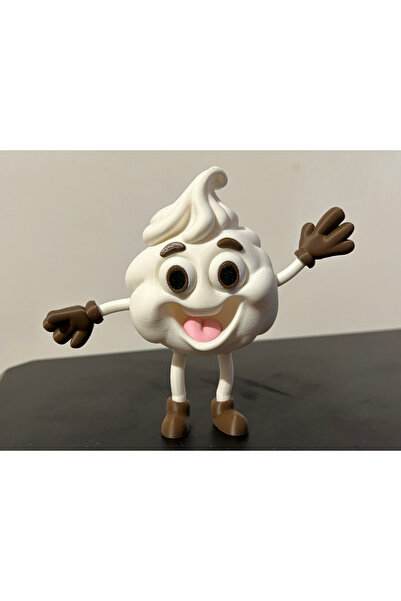 Rüzgar Tasarım Meringa Piroettì Tung Tung Sahur Character 10 cm Figure