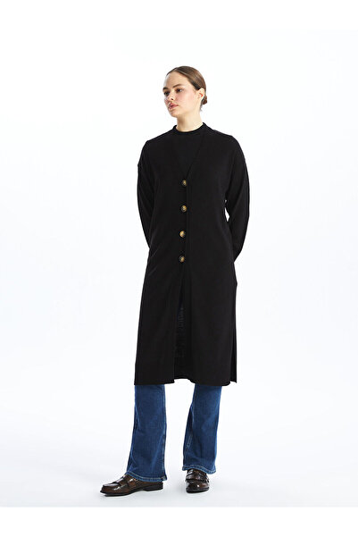 LC Waikiki V-Neck - Γυναικεία Πλεκτή Ζακέτα