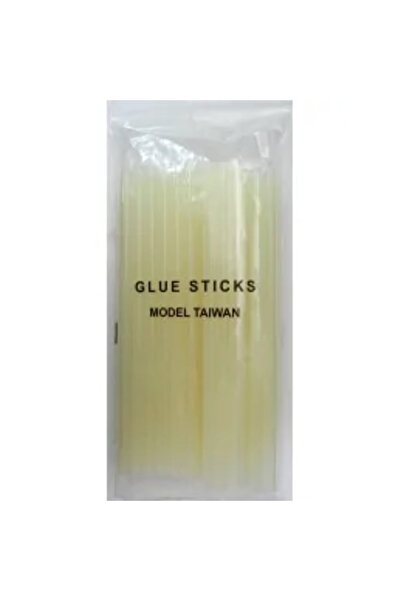 Narpo Universal thermal adhesive, transparent yellowish silicone sticks, diameter 11 mm, 1 kg, 34 pieces, length