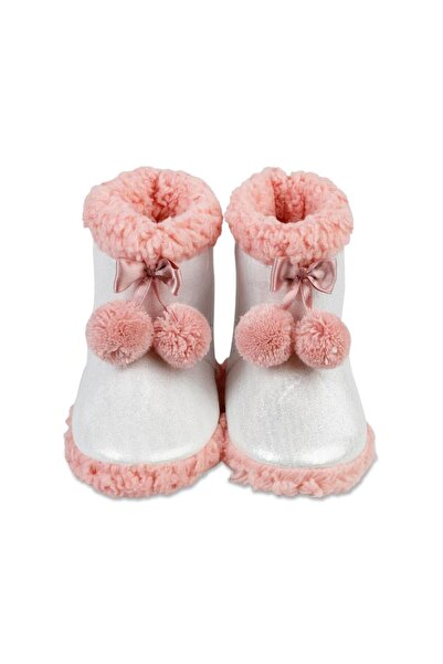 Civil Girls Kız Çocuk Panduf 25-29 Numara - Ekru 24-36 Ay