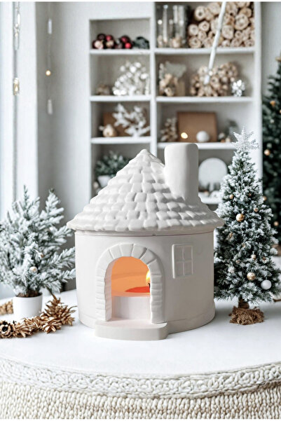 LALEZEN HOME DEKORATİF MINI MUMLUK EV (12X8) - TEALIGHT HEDIYELI