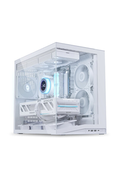 Lian Li O11 Dynamic Flow Mini V2 Mid Tower ATX Kasa Beyaz (G99.O11DMIV2FW.00)