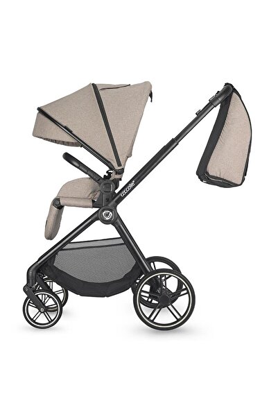 Coccolle 3in1 Lissia Butternut Beige Modular Stroller with iSize Knox Black Car Seat
