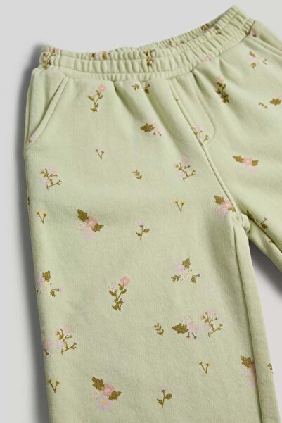 MOTHERCARE Green Floral Joggers