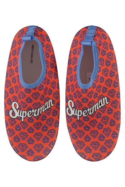 Superman Printed Sole Size 32-36 Sea Shoes - Red 32