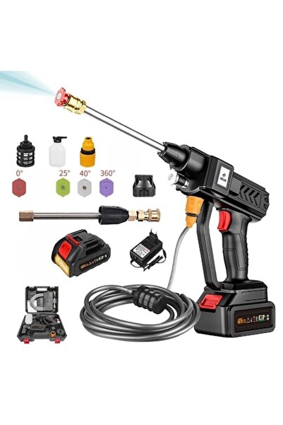 dalimag ADESKE Mașină de spălat cu înaltă presiune fără fir de 24V, Set porta...