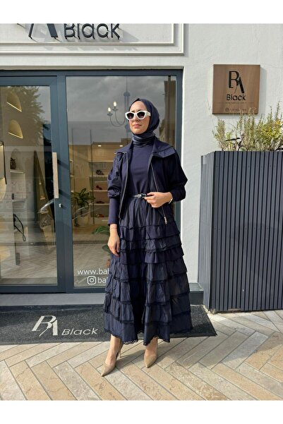 MissWhence İkili Elbise 38807 Lacivert