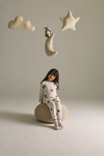 Hays Kız Çocuk Pamuklu Uzun Kollu Pijama Takımı