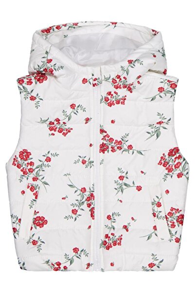 Civil Girls Crispy Flower 2-5 Years Old Vest - Ecru2-3 Years Old