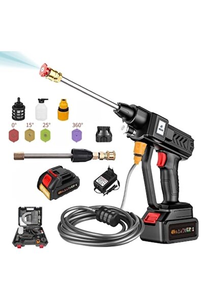 dalimag ADESKE Mașină de spălat cu înaltă presiune fără fir de 24V, set compl...