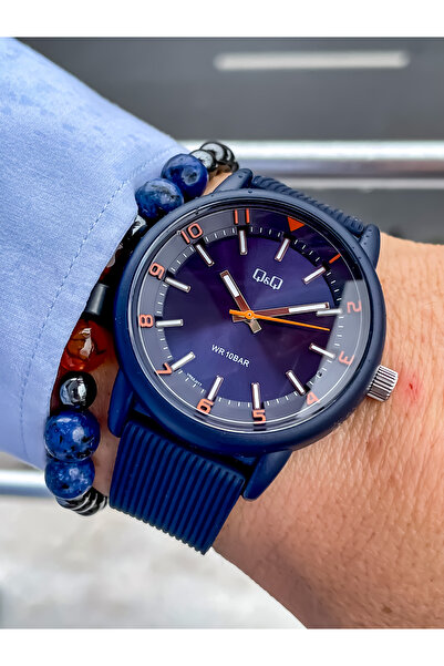 Q&Q YENİ SEZON SU GEÇİRMEZ SİLİKON KORDON ERKEK KOL SAATİ BABALAR GÜNÜ SEVGİLİLER GÜNÜ HEDİYESİ