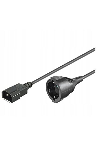 Other MicroConnect Przedłużacz C14-Schuko żeński 1,5m